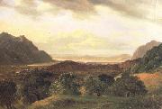 Alexandre Calame, The Rhone Valley at Bex with a View to the Lake of Geneva (nn02)